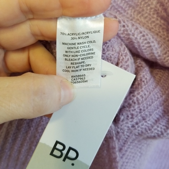 BP NORDSTROM  RACK MAUVE  KNIT TUNIC - Picture 7 of 7